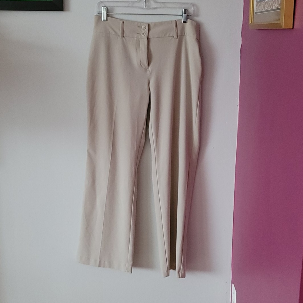 Tan or khaki stretch professional pants